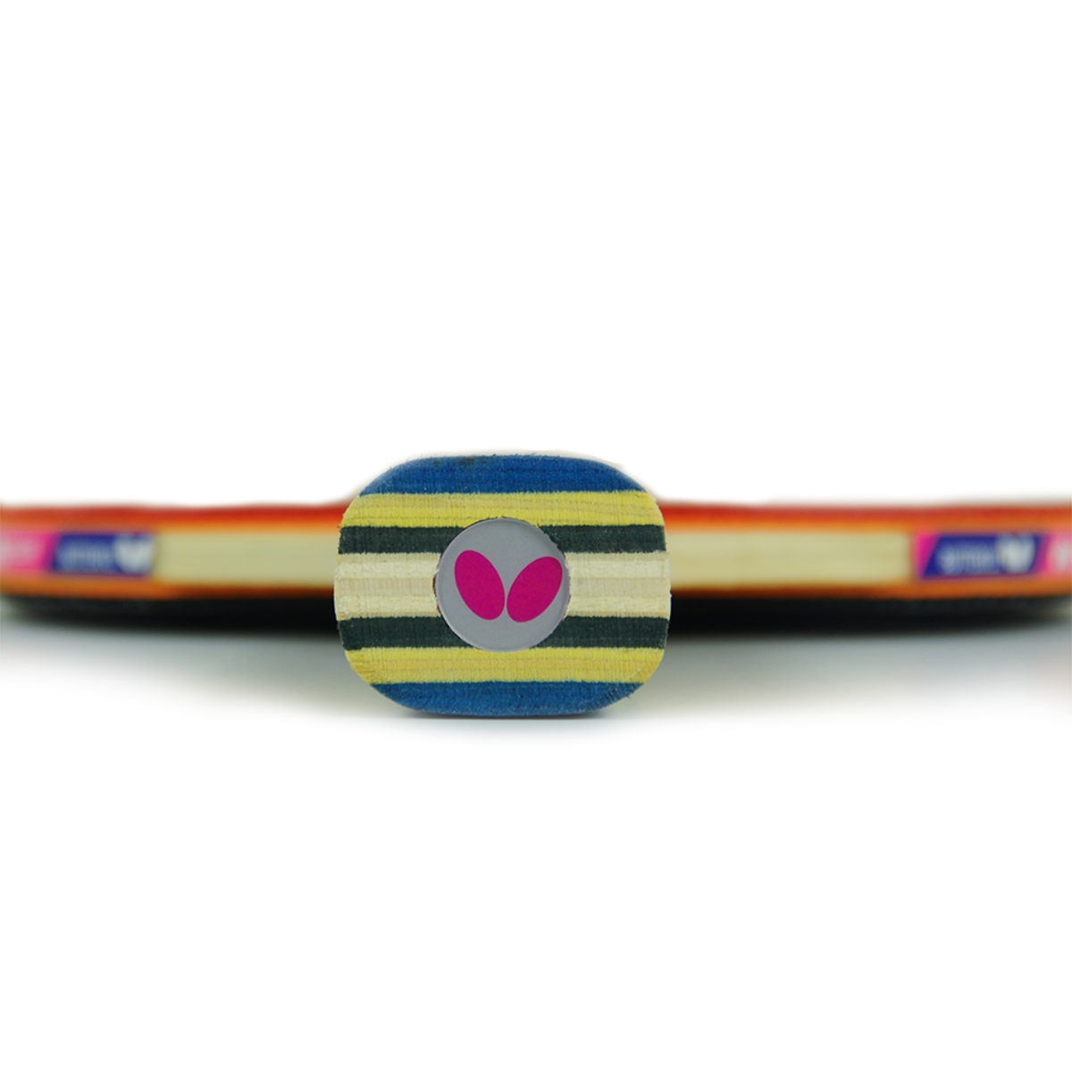 Butterfly Wakaba 1000 Racket: Bottom of Racket Emblem